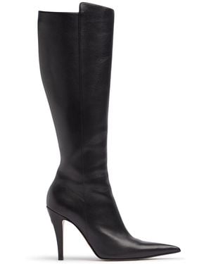McQueen Birdee Kniehohe Stiefel - Schwarz