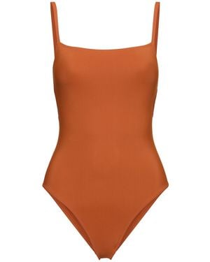 Lido Tre Geometrical One Piece Swimsuit - Brown