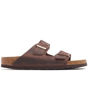 Birkenstock Arizona Sfb Oiled Leather Sandals - ブラウン