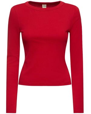 Flore Flore T-shirt Aus Bio-baumwolle - Rot