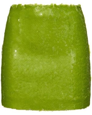16Arlington Este Sequined Mini Skirt - Green