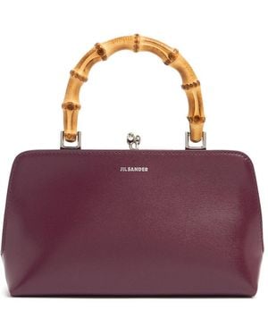 【ミニマルデザイン】Jil Sander ゴジ ミニトップハンドルバッグ JIL SANDER ジルサンダー ハンドバッグ Goji Bamboo Mini ゴジ