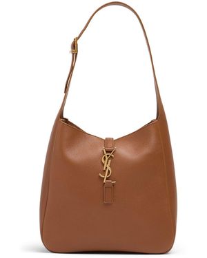 Saint Laurent Le 5 À 7 レザーショルダーバッグ - ブラウン
