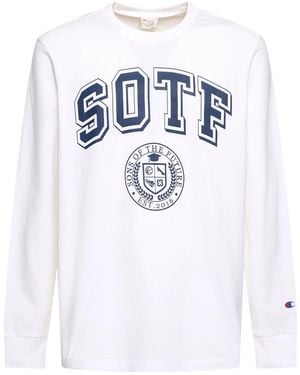 Champion Long Sleeve T-shirt - Blue