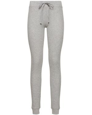 ÉTERNE Thermal Jersey Drawstring Trousers - Grey