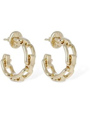 Eera 18kt Ohrringe Aus Gold Mit Diamanten - Mettallic