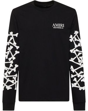 Amiri Bones Stacked Sweatshirt - Black