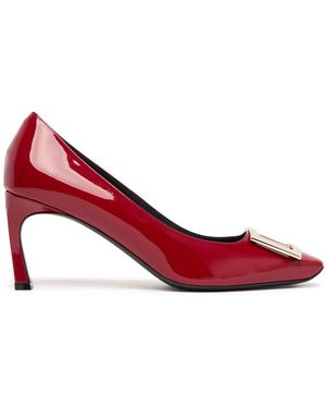 Roger Vivier Trompette パテントレザーパンプス 70mm - レッド
