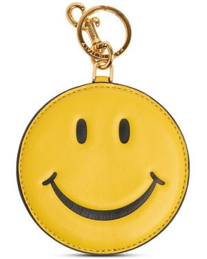 Moschino Smile Keychain - Mettallic