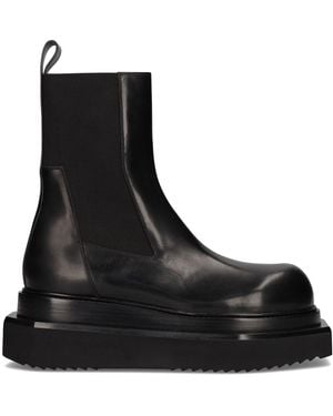 Rick Owens Beatle Turbo Cyclops レザーブーツ - ブラック