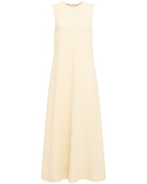 TOTEME Damen Langes Kleid Aus Gewebe - Natur