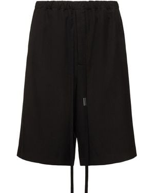 Ann Demeulemeester Waldemar ラウンジバミューダパンツ - ブラック