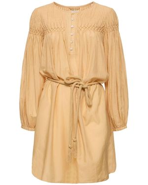Isabel Marant Langarm-minikleid "adeliani" - Natur