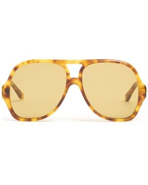 Chloé Damen Sonnenbrille Aus Acetat - Orange