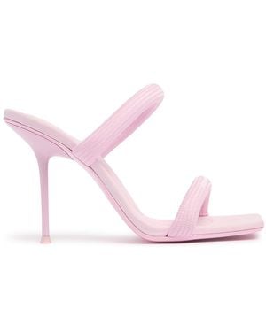 Alexander Wang 105Mm Julie Tubular Webbing Sandals - Pink