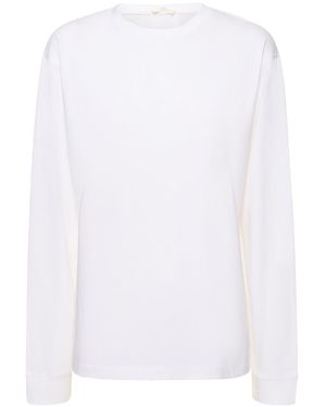 The Row Ciles コットンジャージー長袖tシャツ - ホワイト