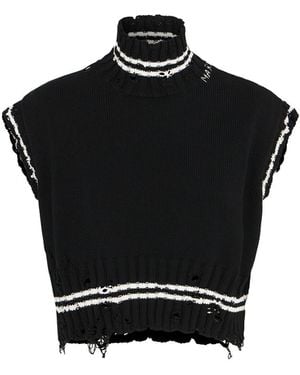 Marni Knit Sleeveless Turtleneck Jumper - Black