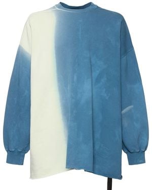 Rick Owens Herren Degradé-Sweatshirt „Tommy“ - Blau