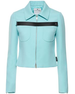 Courreges ツイルジャケット - ブルー