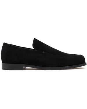 Alessio Loafer in Cream Pebbled Leather – KHAITE