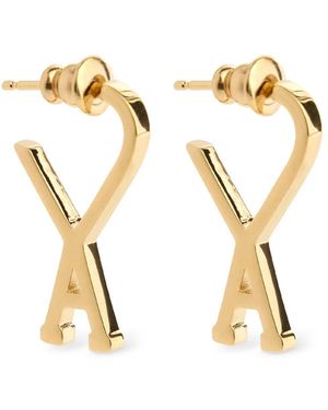 Ami Paris Adc Drop Earrings - Metallic