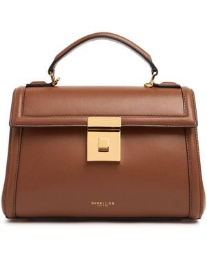 DeMellier London Paris Smooth Leather Top Handle Bag Unique - Brown