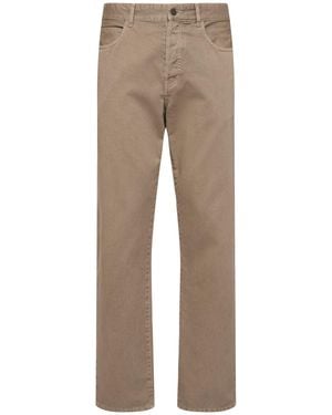 The Row Herren Jeans Aus Baumwolle „Carlisle“ - Natur