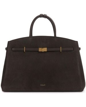 DeMellier London The Hudson Suede Top Handle Bag Unique - Brown