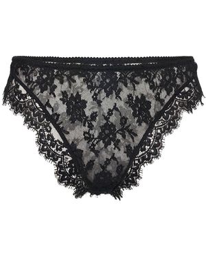 Dolce & Gabbana レースショーツ - ブラック