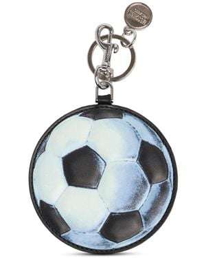 Moschino Soccer Ball Keychain - Blau