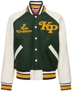 KENZO Kenzo By Verdy ウールブレンドジャケット - グリーン