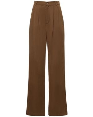 Reformation Lyocell-hose "mason" - Braun