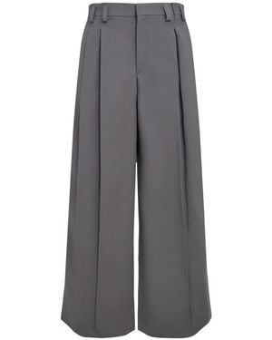 Jil Sander Herren Hose Aus Wolle - Grau