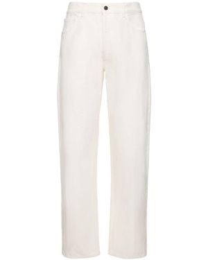 The Row Burt Jean Cotton Jeans - White