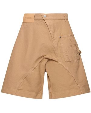 JW Anderson ワークウェアハーフパンツ - ナチュラル
