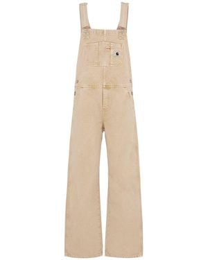 Carhartt Dearborn Cotton Canvas Overalls - Natural