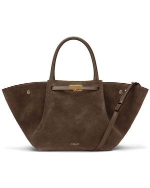 DeMellier London The Midi New Yorkスエードバッグ - ブラウン