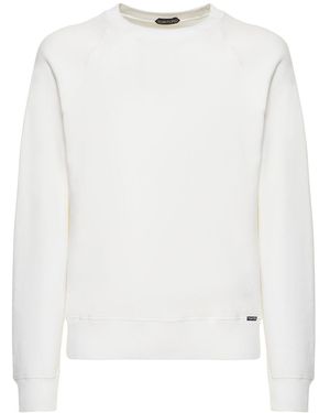 Tom Ford Vintage コットンスウェットシャツ - ホワイト