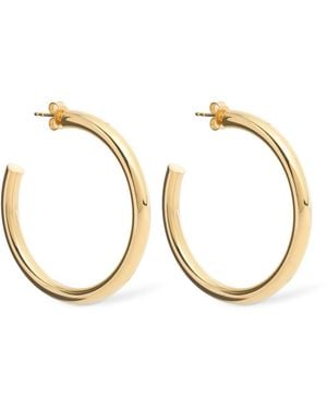 Lemaire M Classic Hoop Earrings - Natural