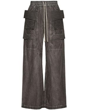 Rick Owens Creatch ワイドカーゴパンツ - グレー