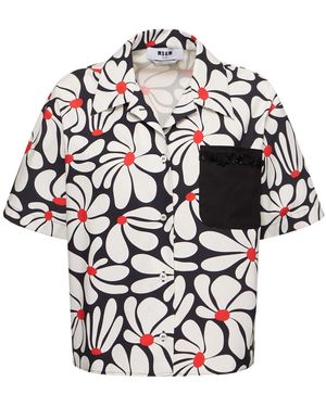 MSGM コットンブレンドシャツ - ホワイト