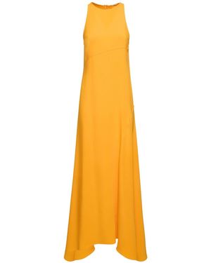 【関税&送料込】Jil Sander Yellow Viscose Blend Skirt Jil Sander Viscose Blend Skirt in Yellow | Lyst