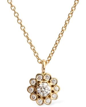 Sophie Bille Brahe Soleil Simple 18Kt & Diamond Necklace - Metallic