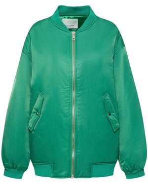 Frankie Shop Astra ナイロンボンバージャケット - グリーン