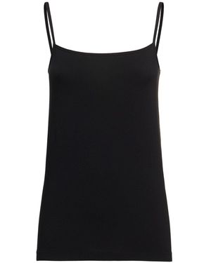 Wolford Donna Aurora Strappy Tank Top - Black