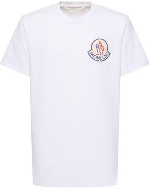 Moncler コットンジャージーtシャツ - ホワイト