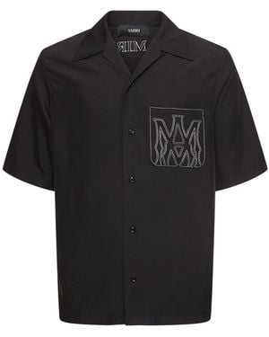 Amiri Herren Bowling-Hemd „Ma“ - Schwarz