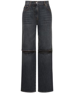 JW Anderson Bootcut-jeans Aus Denim Mit Ausgeschnittenem Knie - Blau