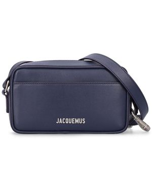 Jacquemus Le Baneto レザークロスボディバッグ - ブルー