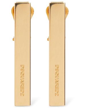 DSquared² Damen Lange Ohrringe „Wanna-D“ - Mettallic
